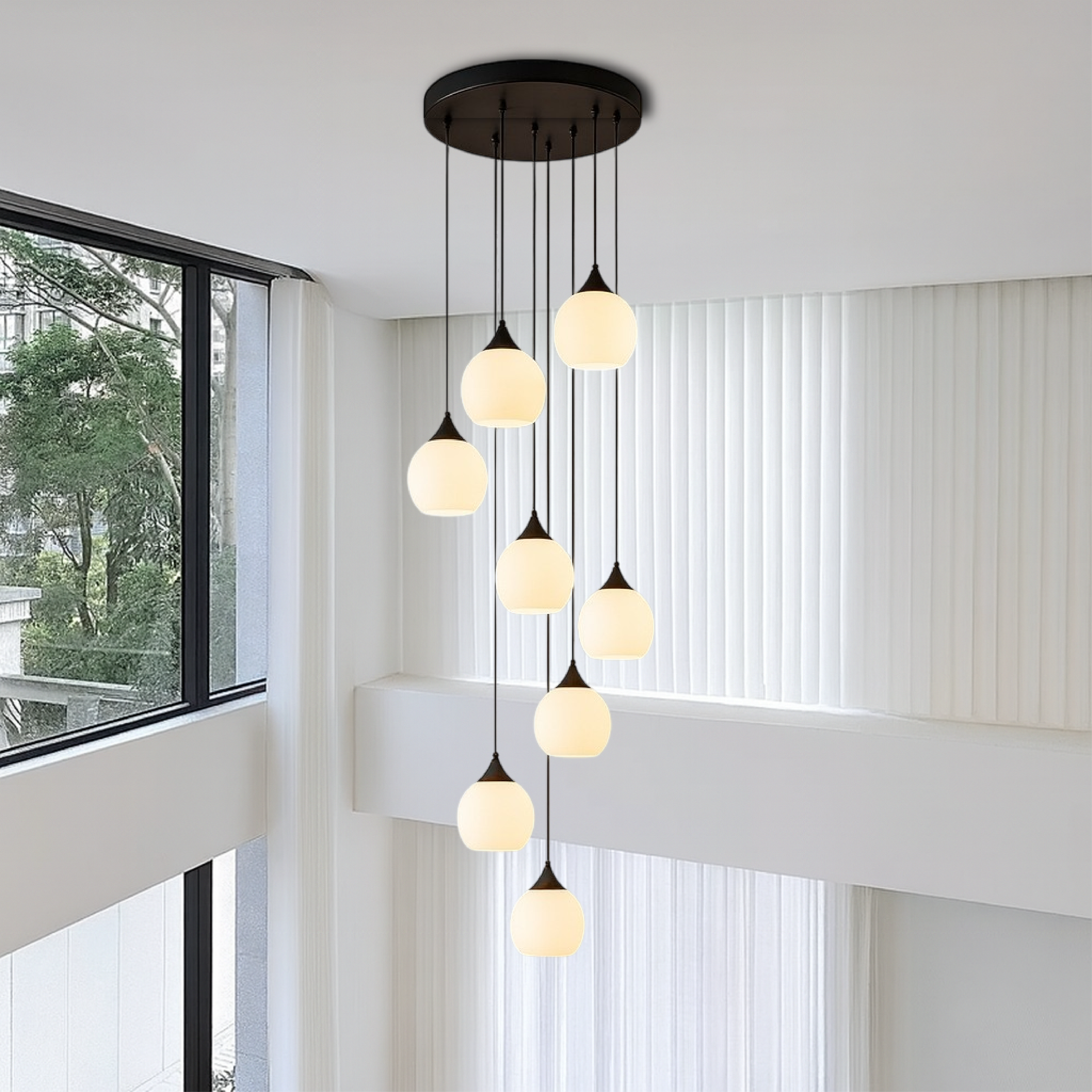 Gades Villa Staircase Chandelier