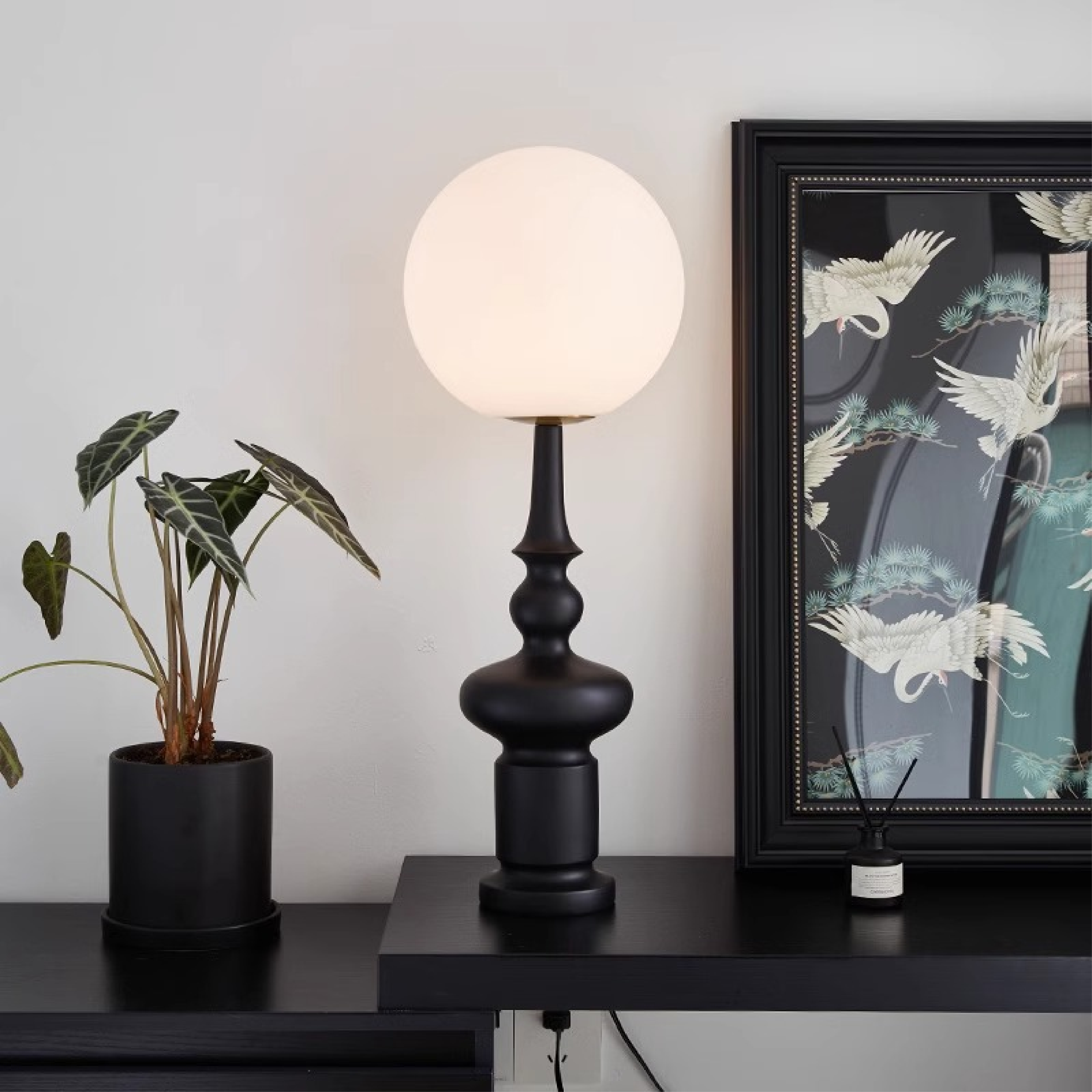 Bauhaus Black Floor Lamp