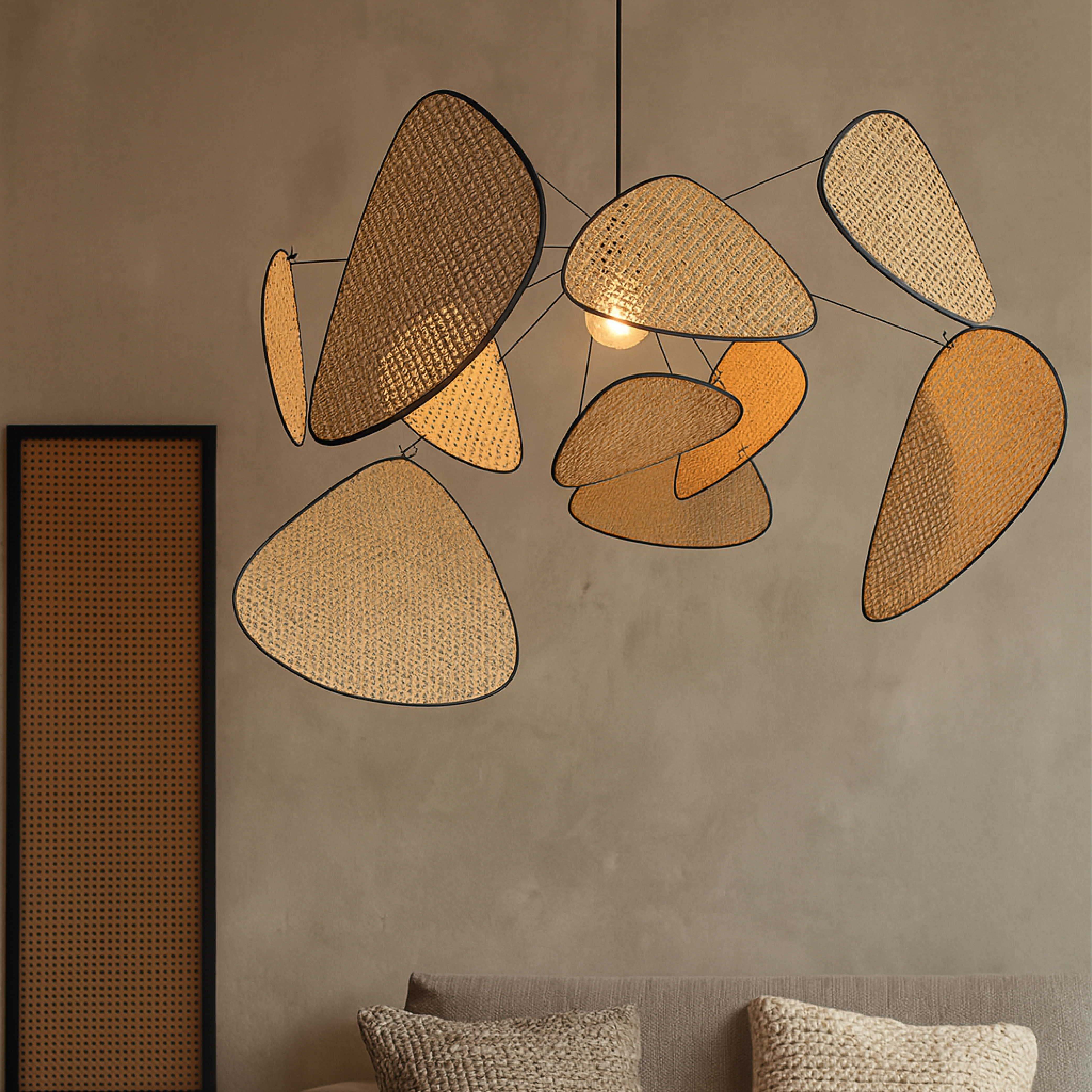 Brias Rattan Pendant Light
