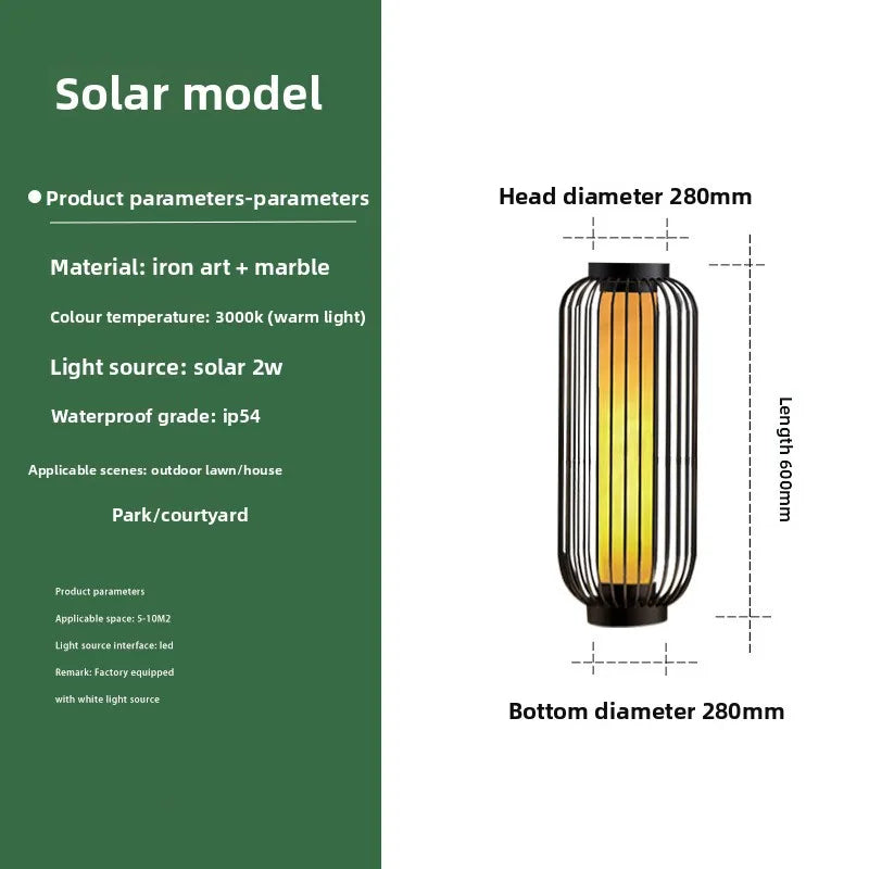 Landscape Solar Powered Lantern