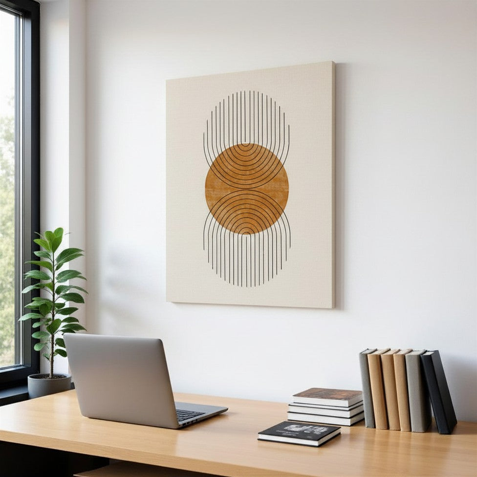 Golden Echo Arches - Canvas