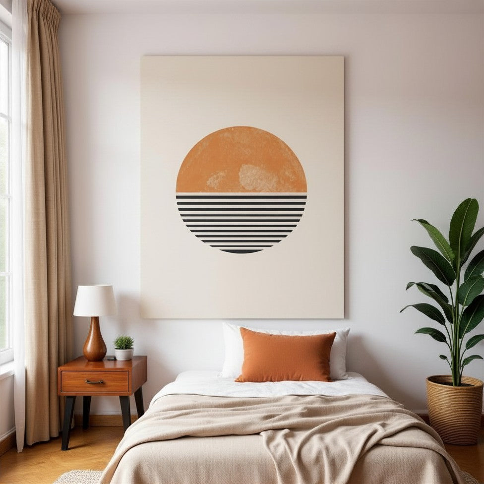 Amber Horizon Echoes - Poster