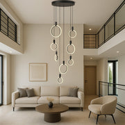 10 Heads Staircase Chandelier