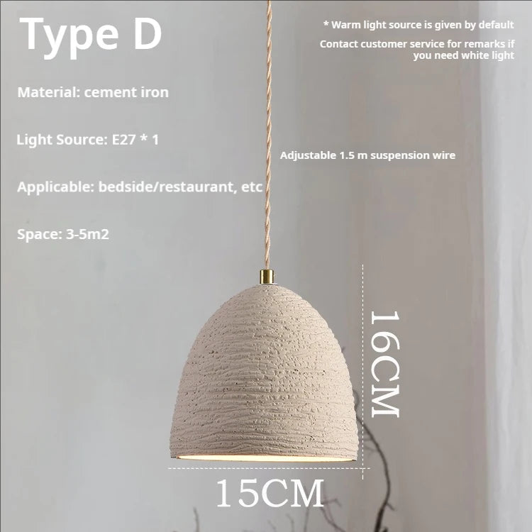 Cement Pendant Light